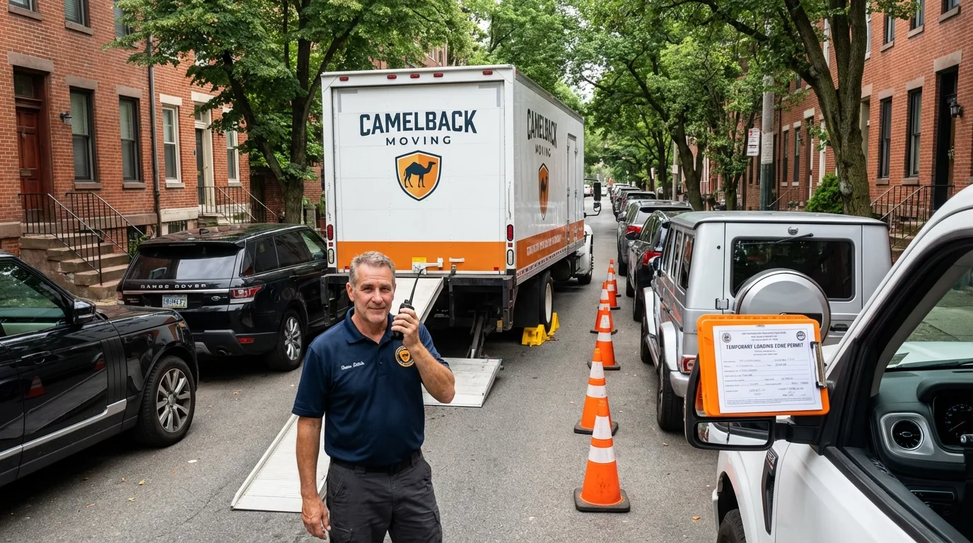 City street loading permit setup in State College, PA